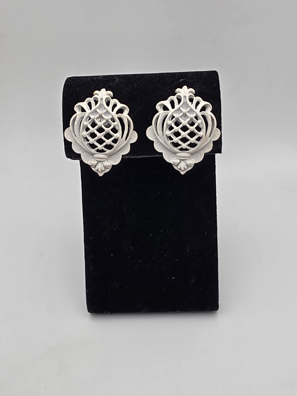 Monet Filigree Clip-On Earrings